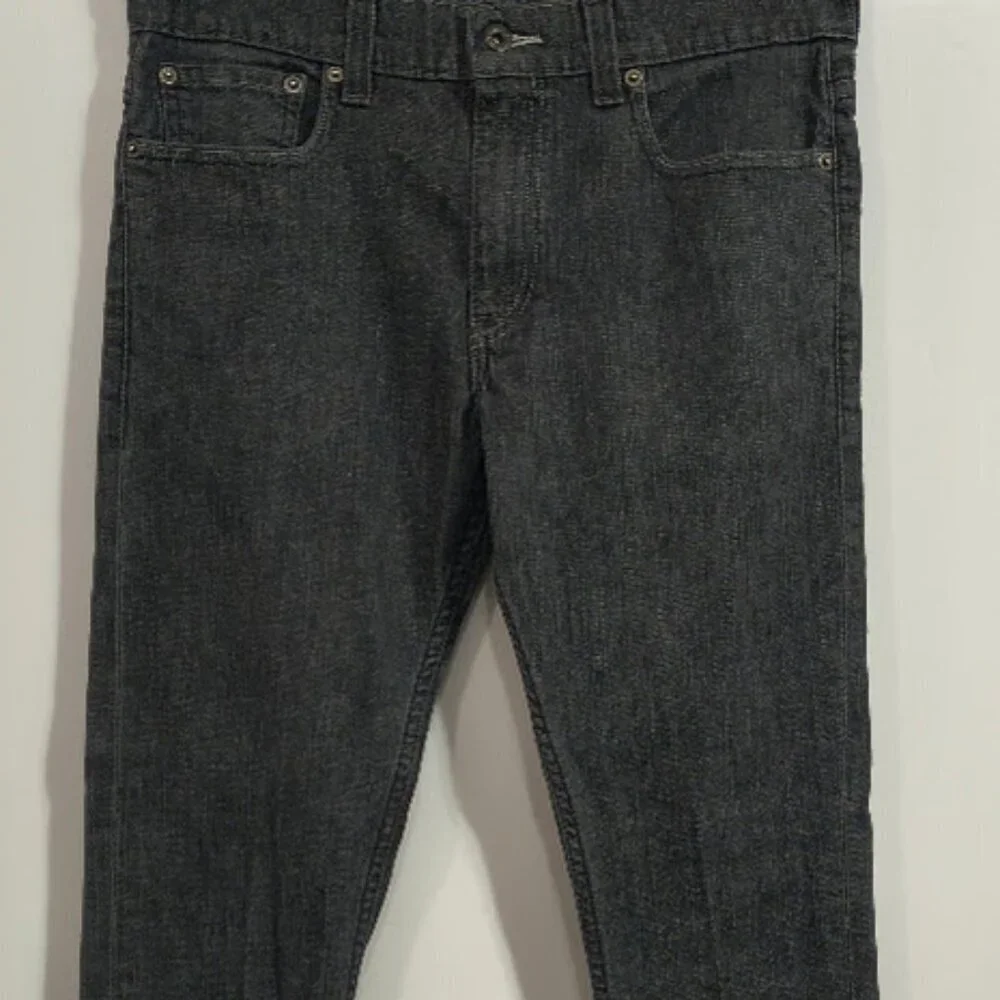 Levi Strauss 511 Men's Skinny Faded Black Denim Jeans 34x30